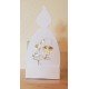 Boites Dragées Communion Bougie Blanc/Or x12