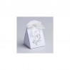 Boites Dragées Communion Calice Blanc/Argent x6