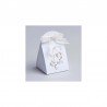 Boites Dragées Communion Calice Blanc/Argent x6