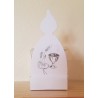 Boites Dragées Communion Bougie Calice Argent x12