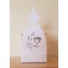 Boites Dragées Communion Bougie Calice Argent x12