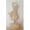 Porte Photo Girafe en Bois