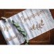 Chemin de Table Satin Communion Paillettes Champagne
