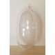 Boite Ballon de Rugby Transparent x3