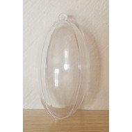 Boite Ballon de Rugby Transparent x3