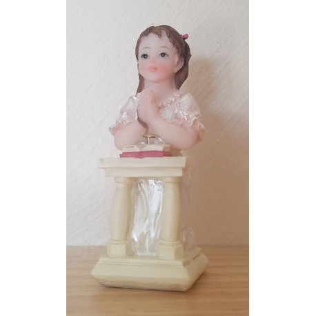 Figurine Communiante Agenouillee