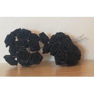 Roses sur Tiges Noire x24