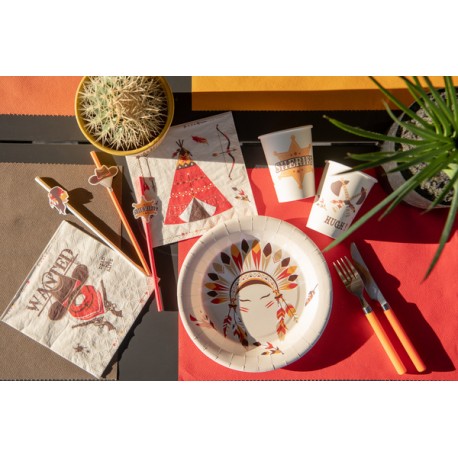 Serviette Indien & Cowboy