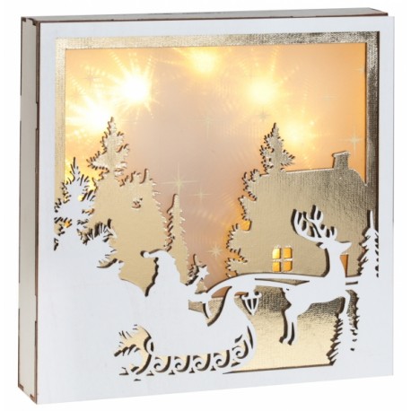 Tableau Lumineux Cerf Enchanté