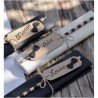 12 Noeuds Papillon Autocollant en Bois