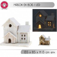 Maison Bois Gris AV LED