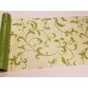 Lot de 3 Chemin de Table Organdi Vert