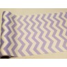 Lot de 2 Chemins de Table Chevrons Violet