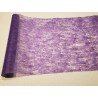 Lot de 2 Chemins de Table Intissé Violet