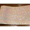 Lot de 2 Chemin de table Irisé Blanc
