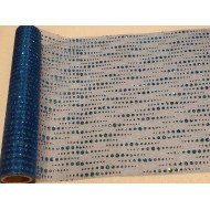 Lot de 3 Chemins de Table Bleu