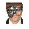 Masque Steampunk Argent