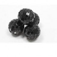 6 Minis Boules Disco Noire