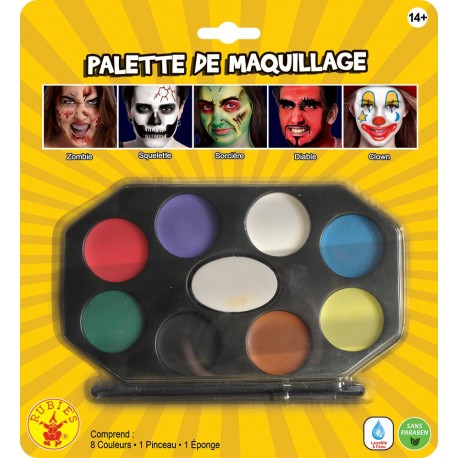 Palette de Maquillage Fards Gras 8 Couleurs