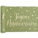 Chemin de table joyeux anniversaire