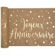 Chemin de table joyeux anniversaire
