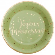 assiette joyeux anniversaire