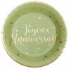assiette joyeux anniversaire