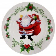 Assiette Joyeux Noël Multicolore
