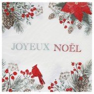 Serviette Poinsettia