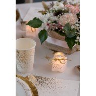 Bougie Joyeux Noël Blanc