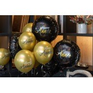 Ballon Alu Réveillon Noir