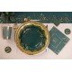Assiette Feuilles Hiver