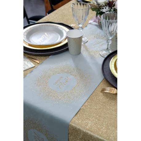 Chemin De Table Joyeux Noël Scintillant