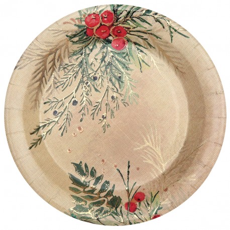 Assiette Brindille Multicolore