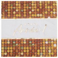 Serviette Bonne Année Disco