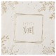 Serviette Feuilles Hiver