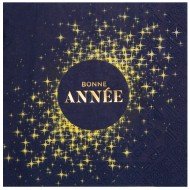 Serviette Bonne Année Paillette