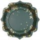 Assiette Feuilles Hiver