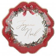 Assiettes Joyeux Noël Christmas