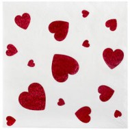 Serviette Saint Valentin