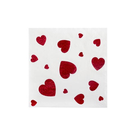 Serviette Saint Valentin